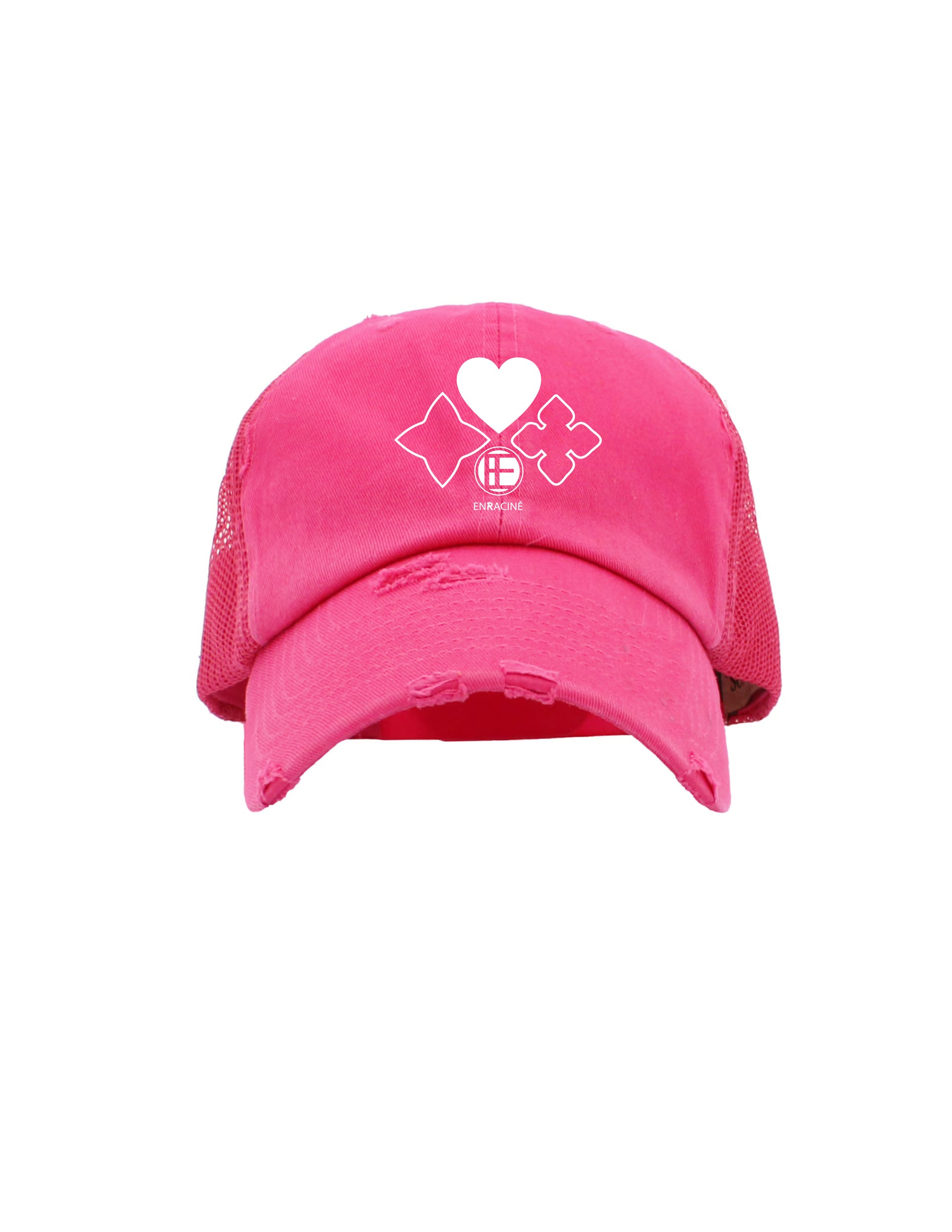 Casquette EE-LUXE avec symbole fleur/cœur