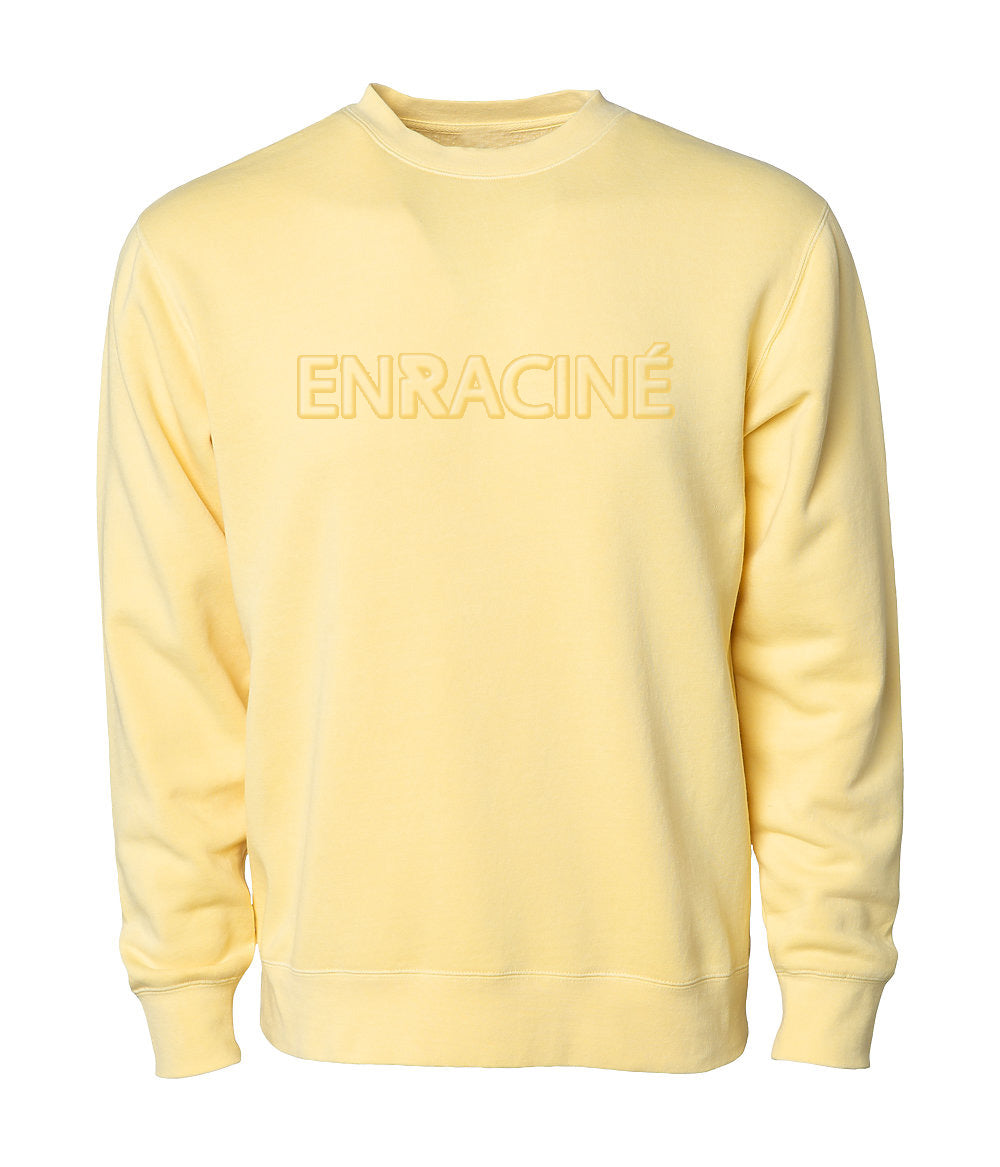 Logo Embossed Crewneck