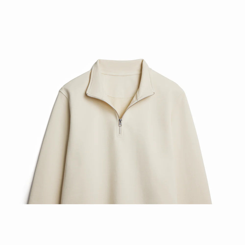 EE-LUXE Quarter Zip SWEATSHIRT