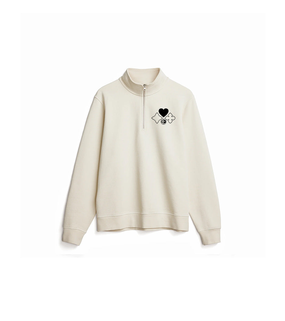 EE-LUXE Quarter Zip SWEATSHIRT