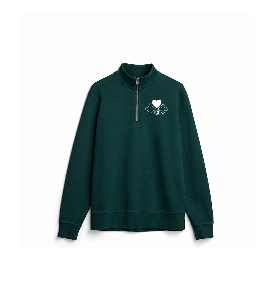 EE-LUXE Quarter Zip SWEATSHIRT